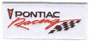 PONTIAC RACING TYGMÄRKE 100X45mm