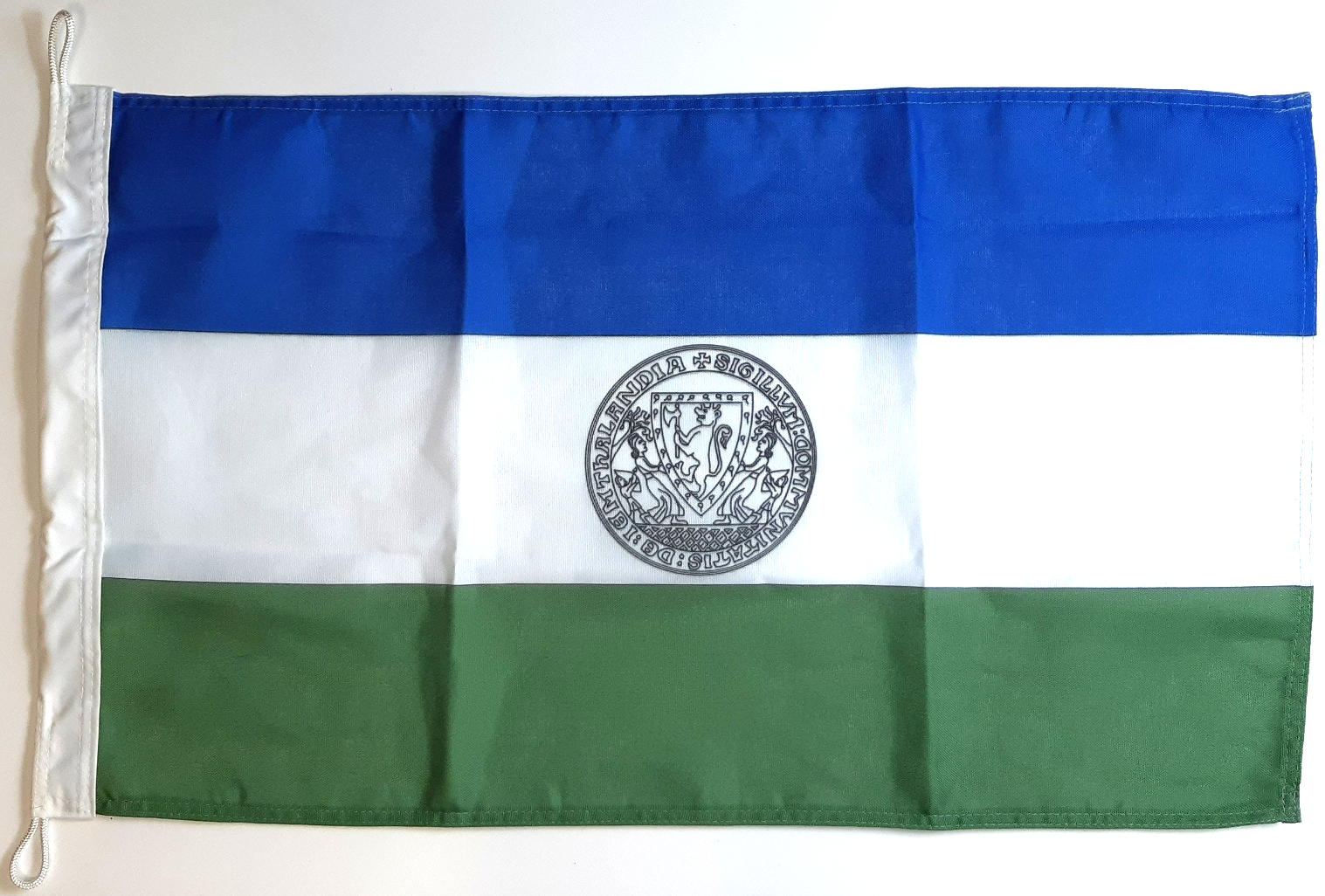 JÄMTLAND FLAGGA PREMINUM 76X46CM, ÖGLA UPPE OCH NERE