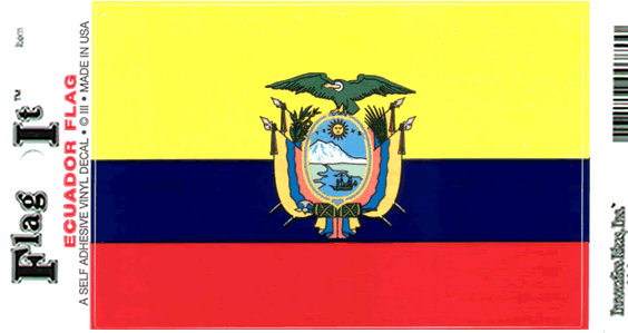 ECUADOR DEKAL 127X90MM