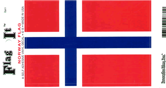 NORGE DEKAL 127X90MM