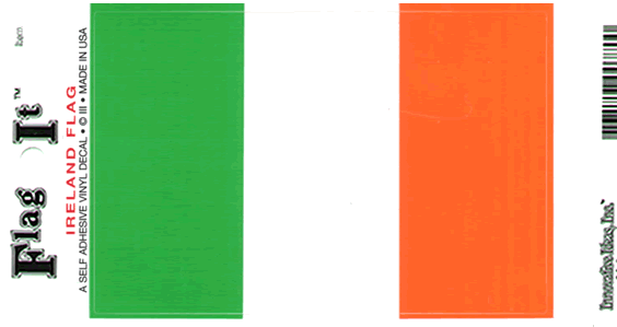 IRLAND DEKAL 127X90MM