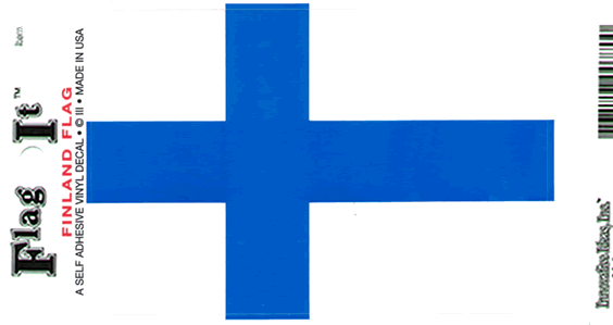 FINLAND DEKAL 127X90MM