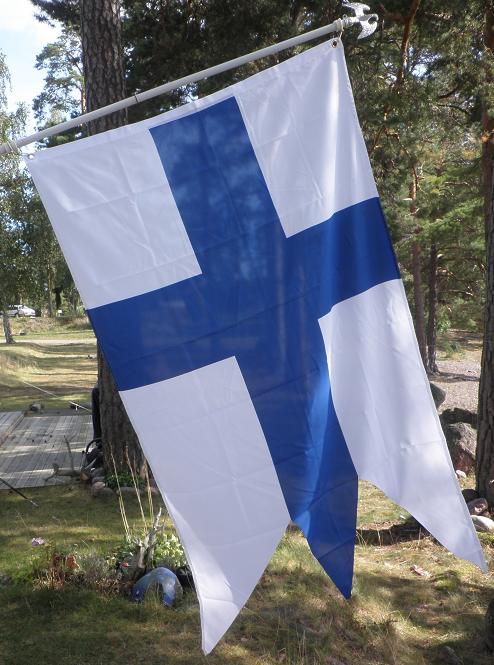 FINLAND FLAGGA TUNGAD 150X90CM