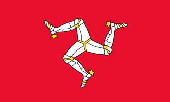 ISLE OF MAN FLAGGA 150X90CM