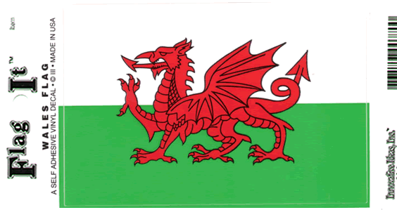 WALES DEKAL 127X90MM