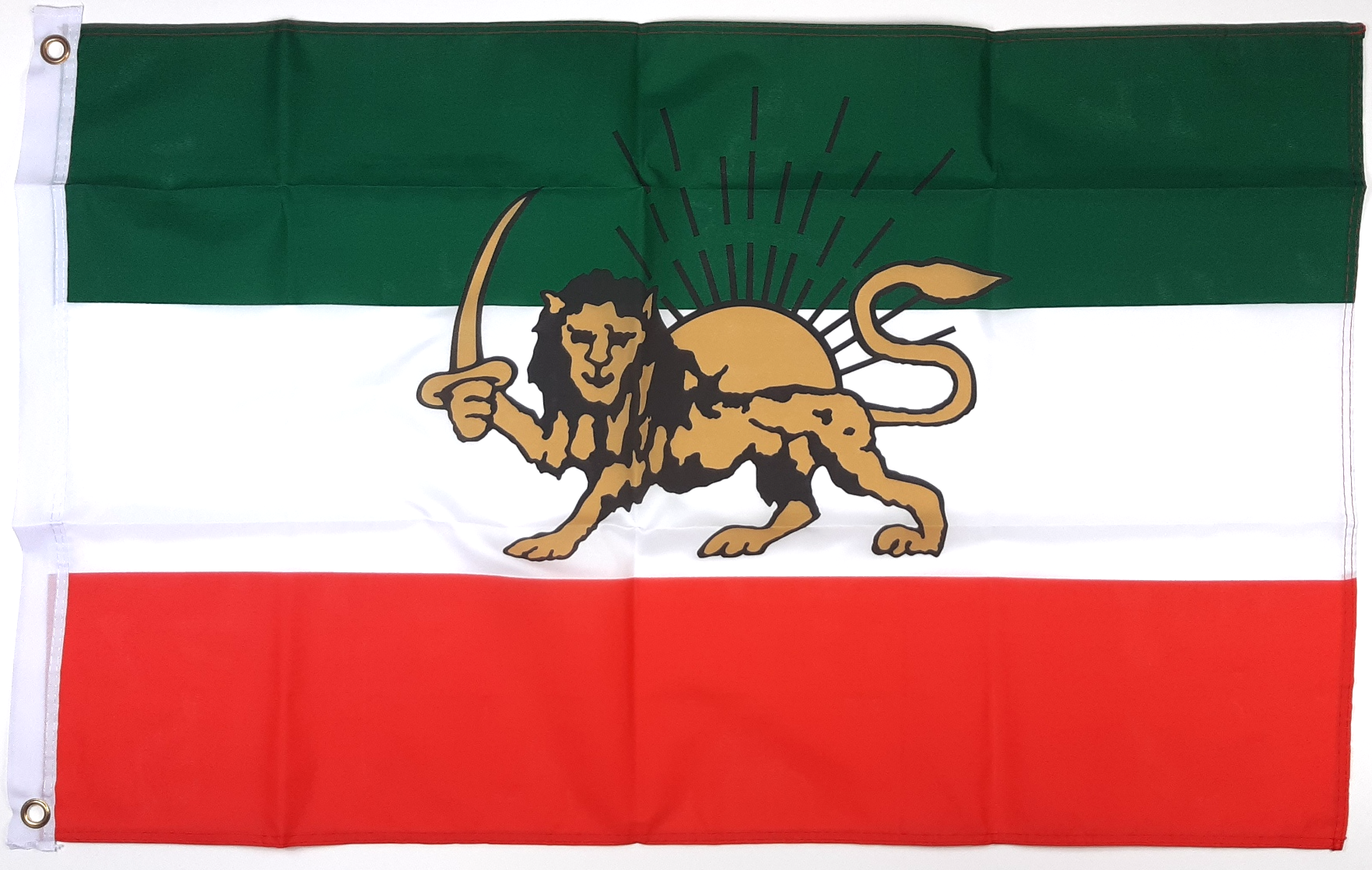 IRAN FLAGGA LEJON 90X60CM