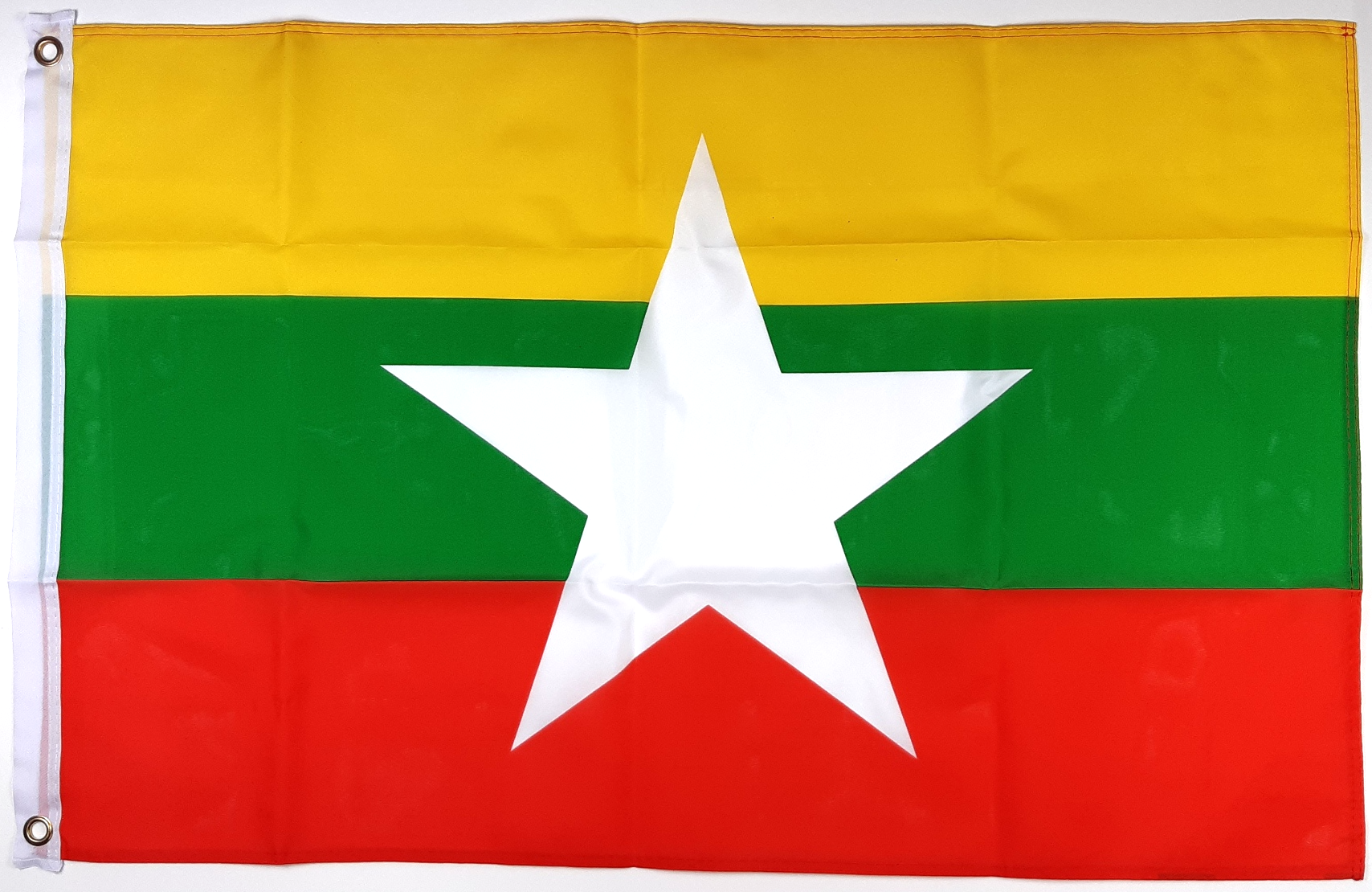 MYANMAR BURMA FLAGGA 90X60CM