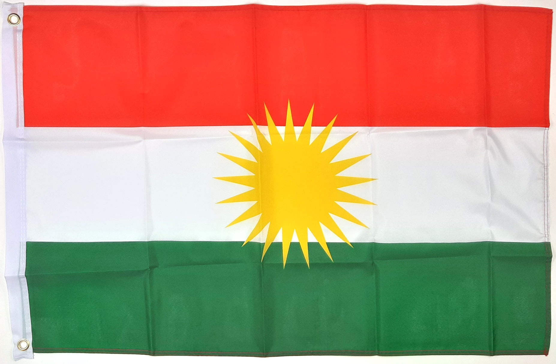 KURDISTAN FLAGGA 90X60CM