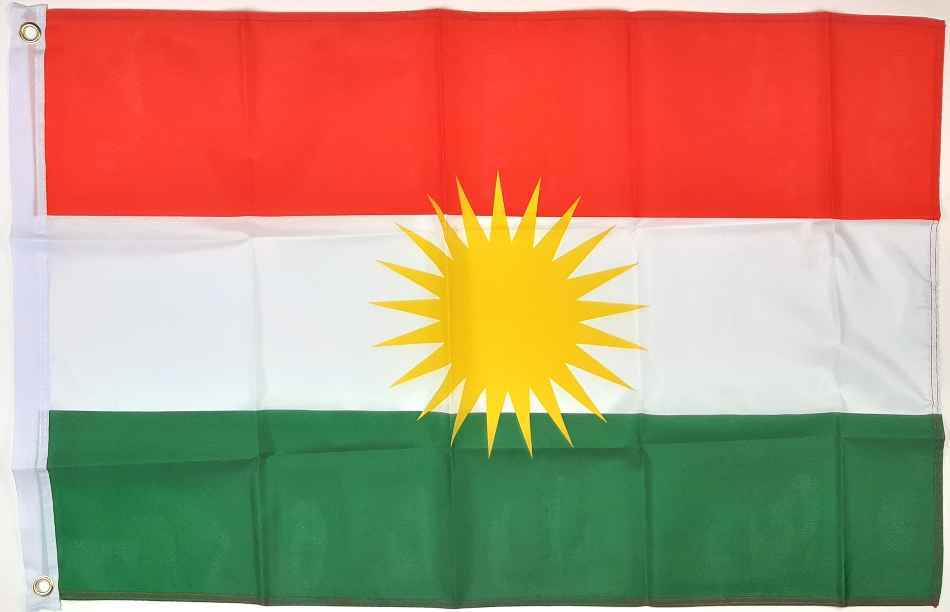 KURDISTAN FLAGGA 150X90CM