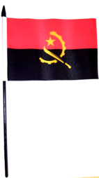 ANGOLA HANDFLAGGA 15X10CM