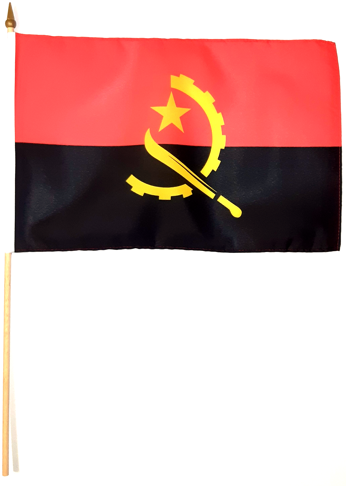 ANGOLA HANDFLAGGA 45X30CM