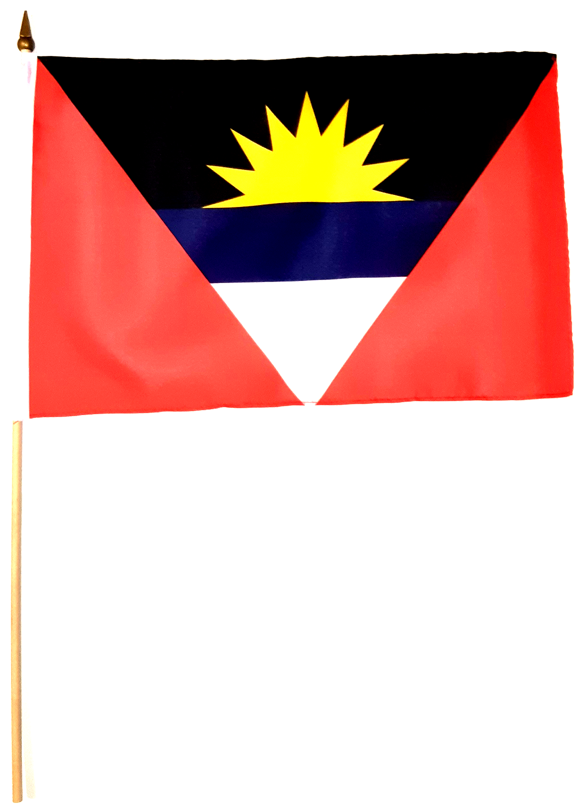 ANTIGUA OCH BARBUDA HANDFLAGGA 45X30CM