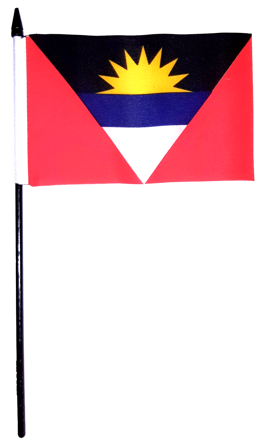 ANTIGUA OCH BARBUDA HANDFLAGGA 15X10CM