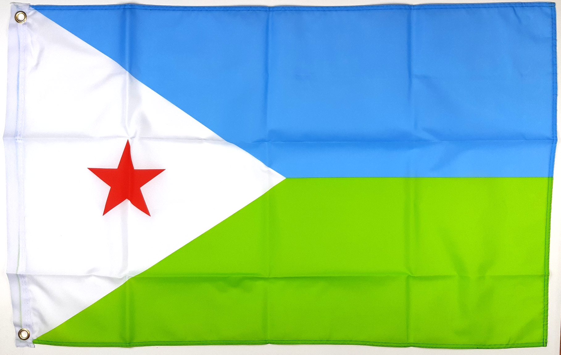 DJIBOUTI FLAGGA 90X60CM