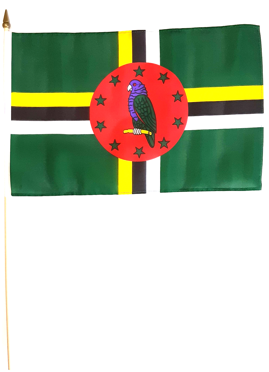 DOMINICA HANDFLAGGA 45X30CM