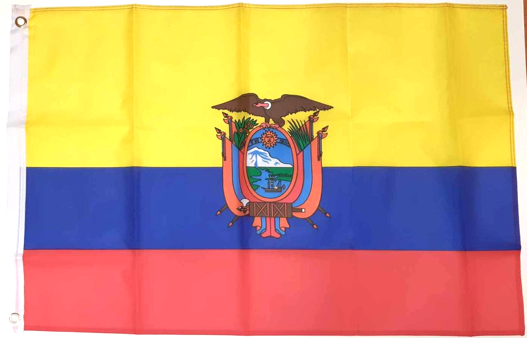 ECUADOR FLAGGA 150X90CM