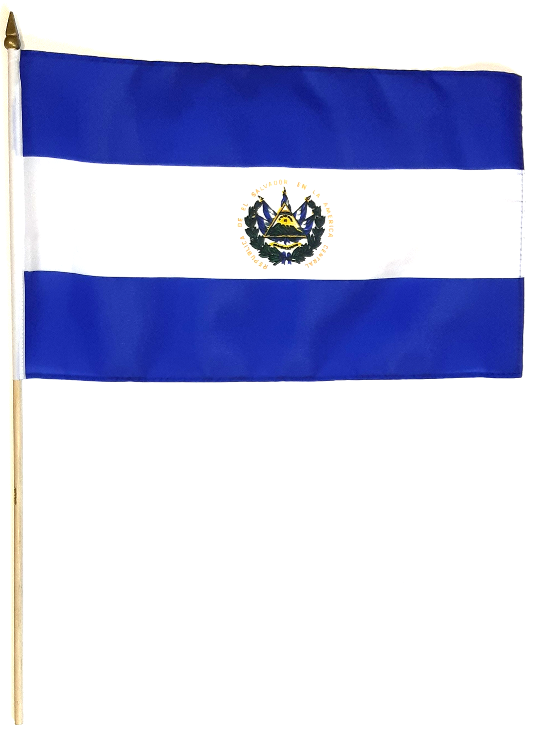 EL SALVADOR HANDFLAGGA 45X30CM