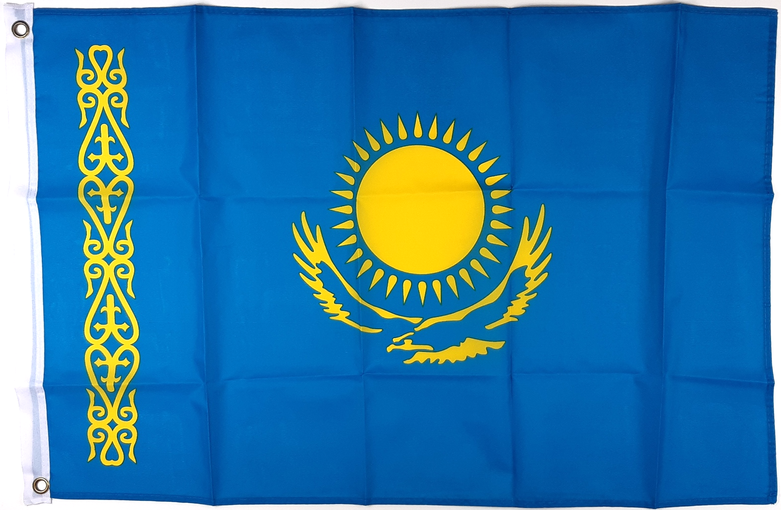 KAZAKSTAN FLAGGA 90X60CM