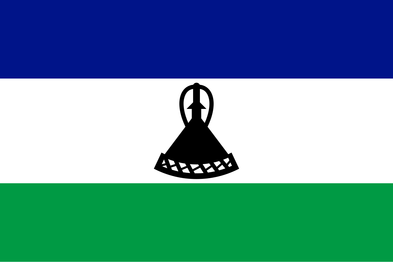 LESOTHO FLAGGA 150X90CM