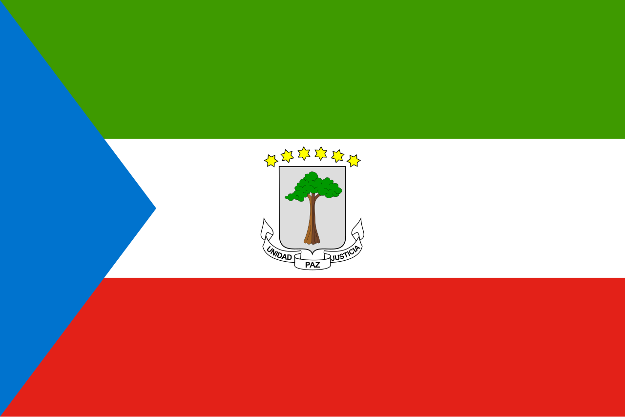 EKVATORIALGUINEA FLAGGA 150X90CM