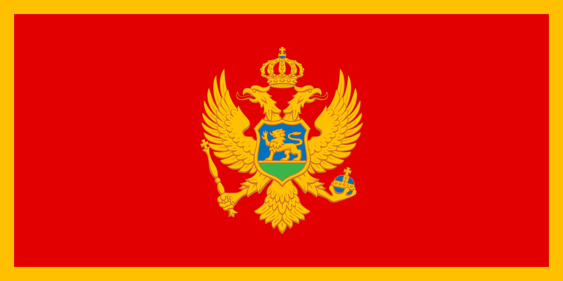 Montenegro-flaggor