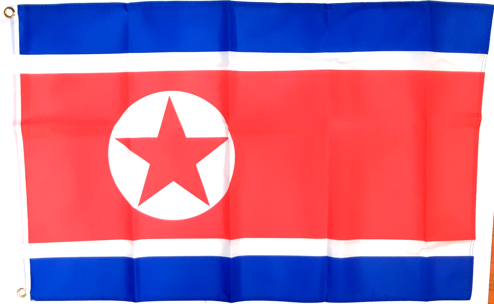 NORDKOREA FLAGGA 90X60CM