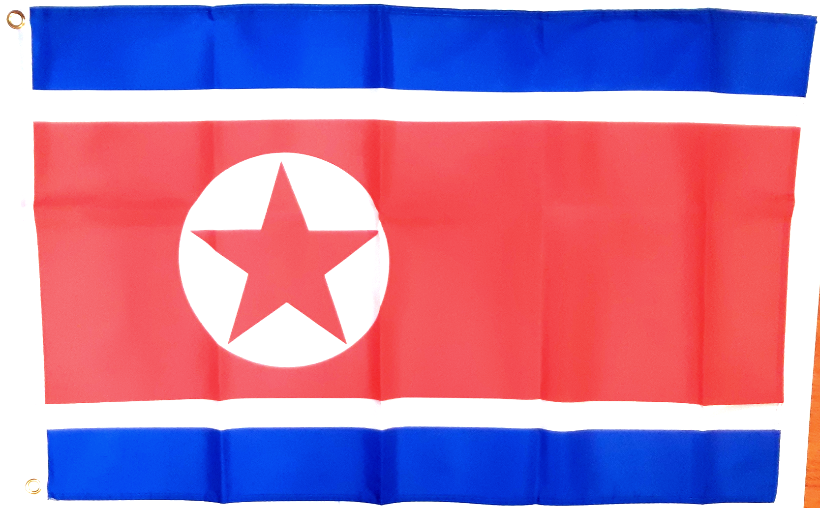 NORDKOREA FLAGGA 150X90CM