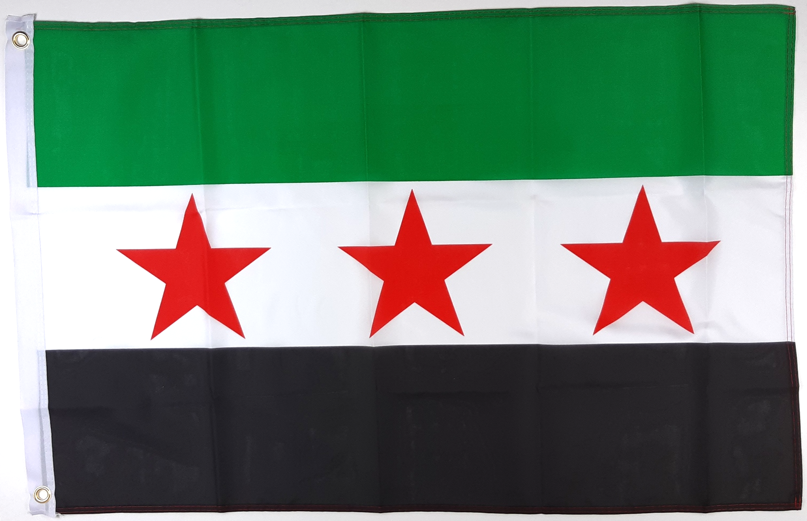 SYRIEN FLAGGA 3 STJÄRNOR 150X90CM