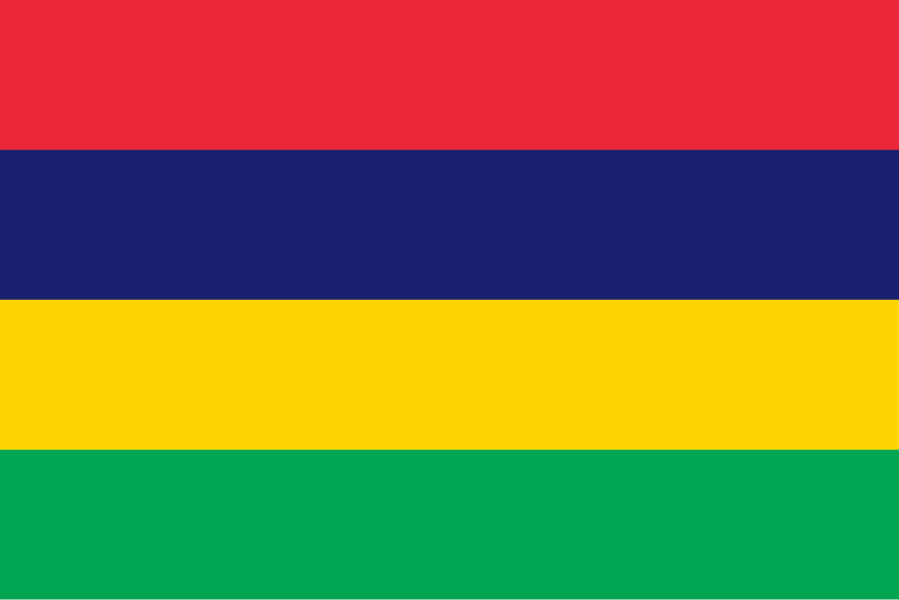 MAURITIUS FLAGGA 150X90CM