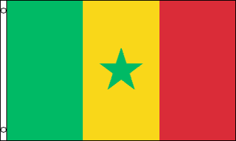 SENEGAL FLAGGA 150X90CM