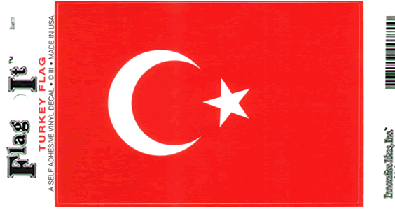 TURKIET DEKAL 127X90MM