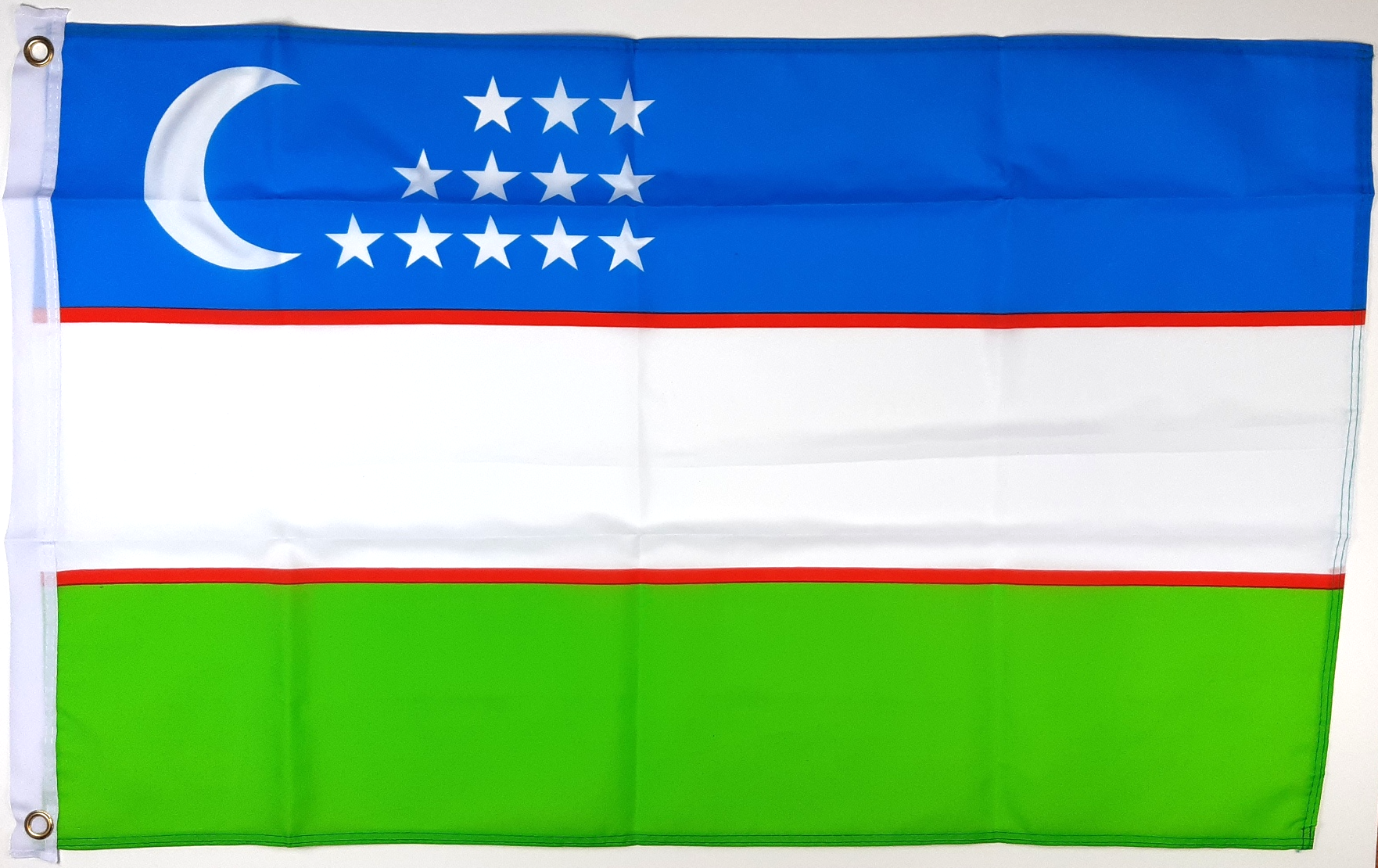 UZBEKISTAN FLAGGA 90X60CM