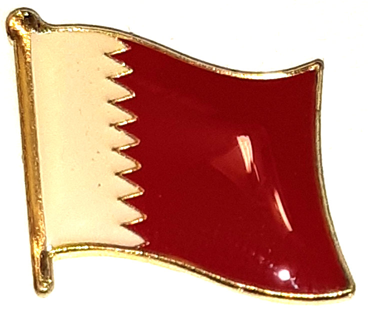 QATAR PIN 15x10mm